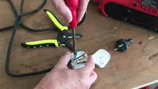 Fitting UK 13 amp plug to electrical device