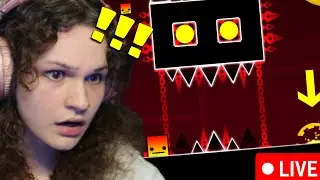 🔴PLAYING CLUBSTEP UNTIL I WIN OR RAGE | GEOMETRY DASH LIVE