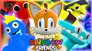 Tails plays - ROBLOX RAINBOW FRIENDS !!! Chapter 1 and 2 feat @Newgadjet66