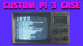 Raspberry Pi 3 in a B&W Portable TV