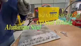 Aluminum CD Stud Welded by SSR-3150 CD