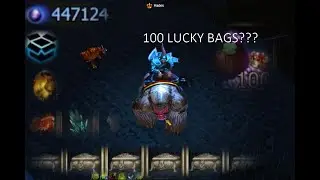 100 LUCKY BAGS??! (INSANE) - DRAKENSANG ONLINE