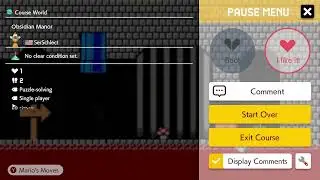 Super Mario Maker 2 - #331 S1 - Obsidian Manor by SerSchlect