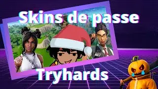 Melhores combos Tryhards com skins de passe de batalha!! - FORTNITE-