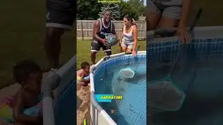 😱 Mom said wait 1 hour... But this robot changed everything! 🤖🏊 