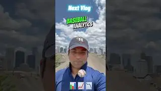 New vlog on #baseball analytics coming soon. ⚾️📊📈📉 #ai  #datascience #analytics