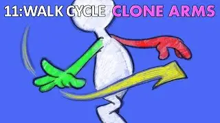 Animate 11: Walk Cycle (clone arm)