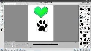 Making A Heart in Photoshop Elements