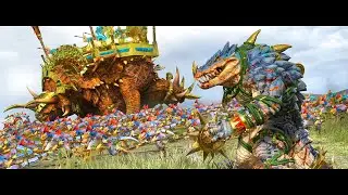 Lizardmen VS Dark Elves | Cinematic Battle | Total War WARHAMMER 2