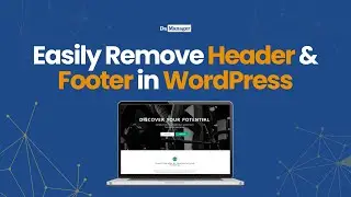 How to Remove or Disable Header and Footer From Your WordPress Site | Customize Your Landing Page