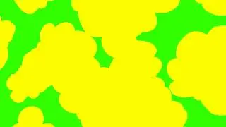 Different Color Smoke Fill Green Screen