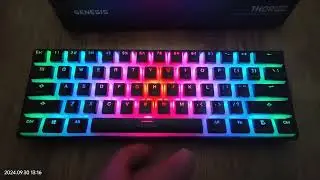 Genesis Thor 660 Wireless keyboard first look and sound test (red switch)