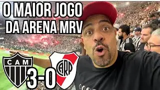 ESPETÁCULO DA TORCIDA E VITÓRIA ESMAGADORA DO GALO: ATLÉTICO MG 3 x 0 RIVER PLATE