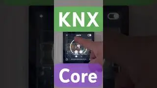 Termostato room controller KNX CORE da 4 pollici con 12 pagine per comandi aggiuntivi