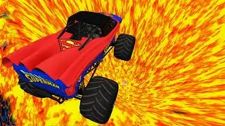 Top 100 Monster Truck vs Giant Pit Car Crashes & Destruction Part 3 – 