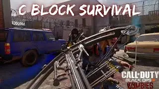 C BLOCK SURVIVAL! | BLACK OPS 3 ZOMBIES