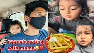 ❤️Saanu like french fries 🍟 more than mama🥲 | saanufam | saanvikashree | shawithsaanu |
