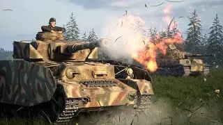 German firepower in the tank battle of Heelsum - Squad 44 Gameplay