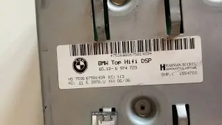 Усилитель BMW Top HifI DSP Ремонт, тестирование. Ставились в основном на BMW E60.