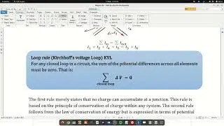 Kirchhoff's rules
