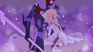 Genshin Impact  - Пусть этот мир так жесток  ( Люмин и Чайлд ) .