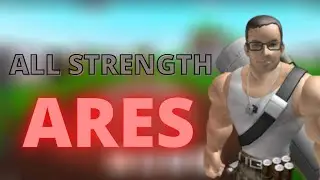 ALL STRENGTH TRAINING AREAS in ANIME FIGHTING SIMULATOR