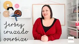 DIY Jersey cruzado oversize de punto knit