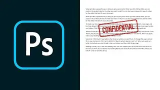 How to remove Watermark in Photoshop.