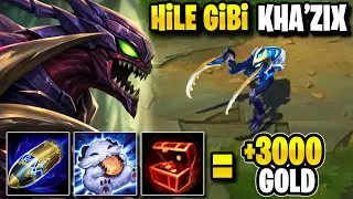 KHA'ZIX WILL NEVER LOSE A MATCH WITH THIS TACTIC! (3000 GOLD from Runes Only) | KassadinsCreed