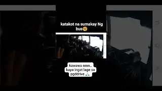 Bus nakuhanan ng video sa kanilang aksidente 😳
