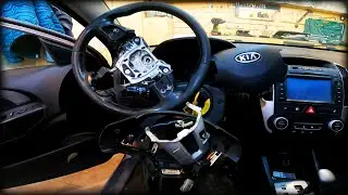 How to remove/disassemble the steering wheel of a 2010-2012 KIA Ceed