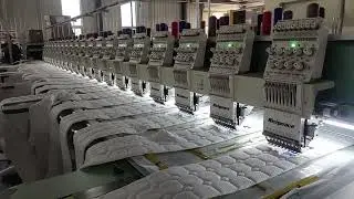 How Bed Mattress border embroidered by Richpeace embroidery machine