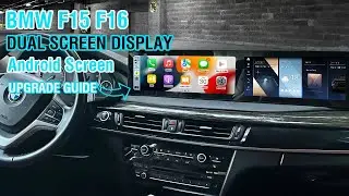 BMW X5 X6 Android Dual Screen Great Upgrade #autoradio #carplay #f15 #f16