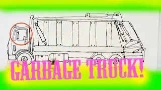 WE'RE DRAWING A GARBAGE TRUCK!!
