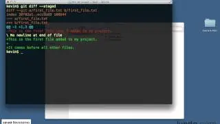 5.04  Making Changes to Files Viewing only staged changes (Как просмотреть буфер)