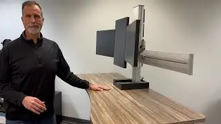 Hover E Glide Electric Monitor Lift - New Product from RightAngle