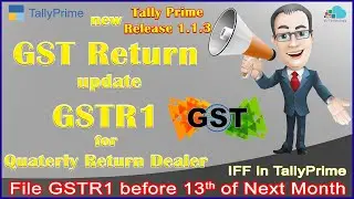 How to Export GSTR-1 Section-wise using TallyPrime | Tally Prime Latest Release 1.1.3