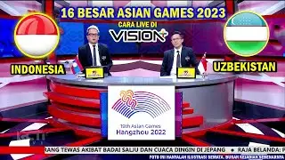 🔴 LIVE RCTI ● TIMNAS INDONESIA U-24 VS UZBEKISTAN ● 16 BESAR ASIAN GAMES 2023 ● Cara Nonton Vision+