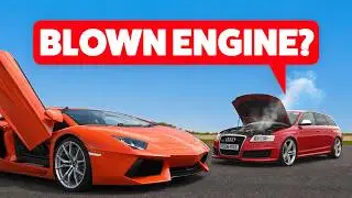 We Tried To Race Our Cheap RS6 Against Supercars (It Broke AGAIN)
