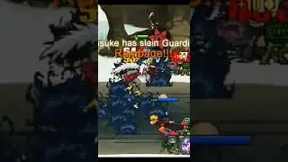 in ninja moba saying monster kill