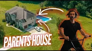 RIDING MY BIKE INSIDE PARENTS HOUSE