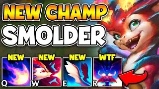 SMOLDER, THE COOLEST CHAMPION RIOT HAS EVER RELEASED! (HE'S SO BROKEN)