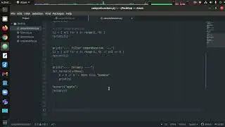 Comprehensions in Python 3