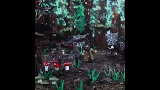 LEGO Hagrid finds Aragog a Bride #lego #harrypotter #hagrid #spider