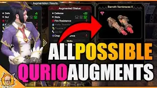 SUNBREAK EVERY POSSIBLE QURIO AUGMENT