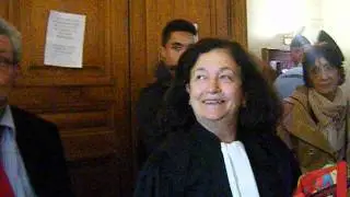 François Dangléhant,Pierre Panet et Anne Greco- Sortie d'audience à huis-clos- Mardi 27 Mai 2014