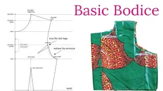 How to Cut a Basic Bodice for Kids | Sewing Tutorial for beginners #SewingTutorial #BodicePattern