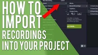 HOW TO IMPORT SCREEN RECORDINGS INTO YOUR CAMTASIA PROJECTS - CAMTASIA STUDIO 2018 TUTORIAL