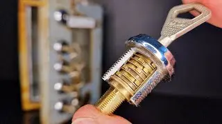 Making a cutaway Abloy Classic cam lock