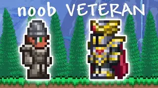 Terraria VETERAN CARRIES Terraria NOOB into HARDMODE!!